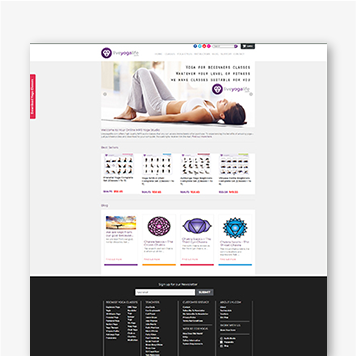 Live Yoga Website