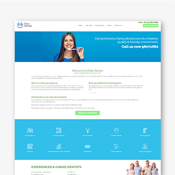 Elite Dental Website